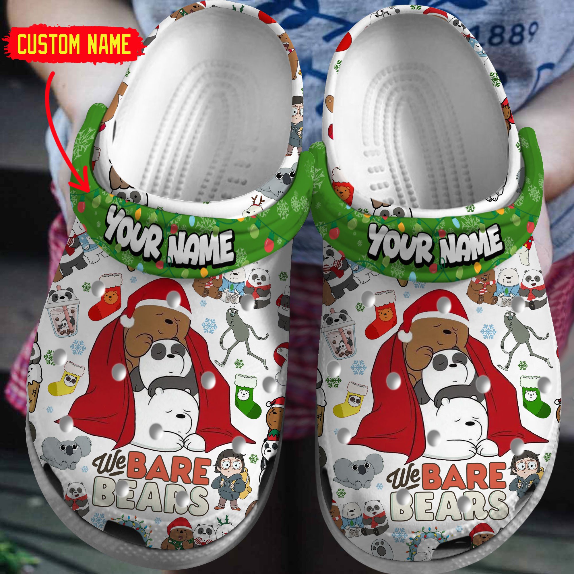 We Bare Bears TV Series Crocs For Men Women And Kids