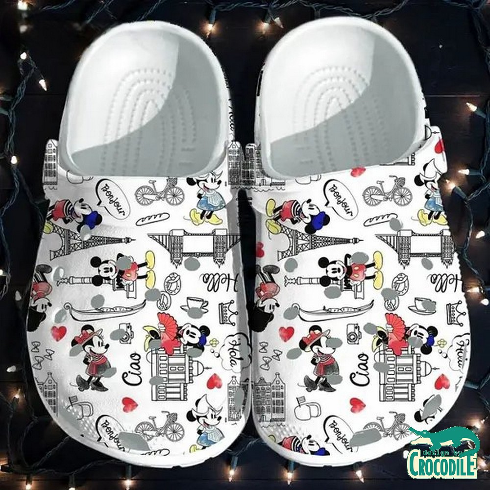 Mickey And Minnie Mouse Cartoon Crocs For Men Women And Kids - GNL146716