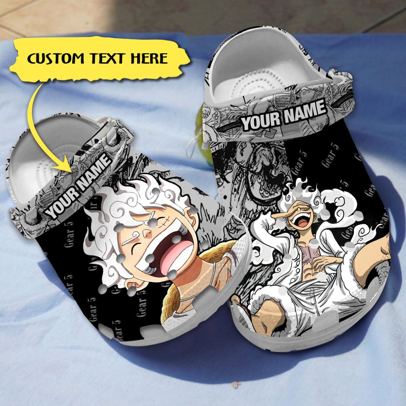 Monkey D. Luffy One Piece Gear 5 Anime Crocs - GNL146736