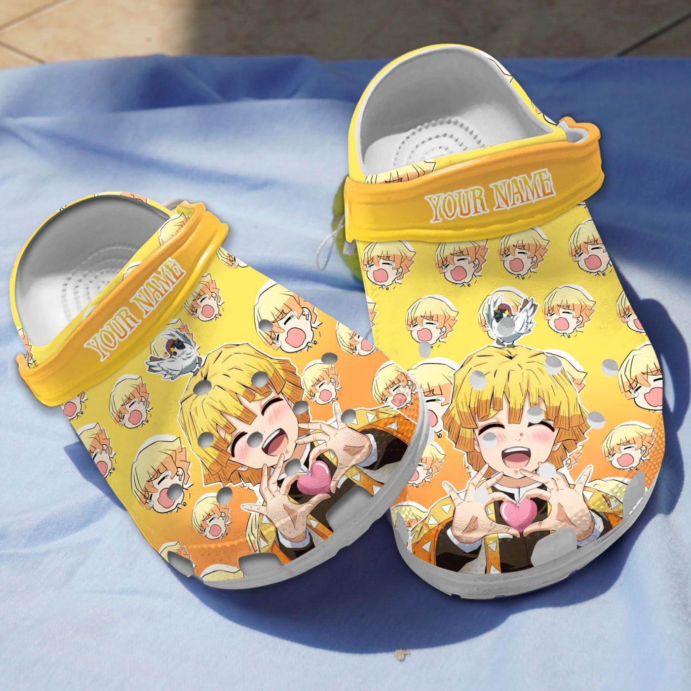 Agatsuma Zenitsu Demon Slayer Anime Crocs - GNL146746