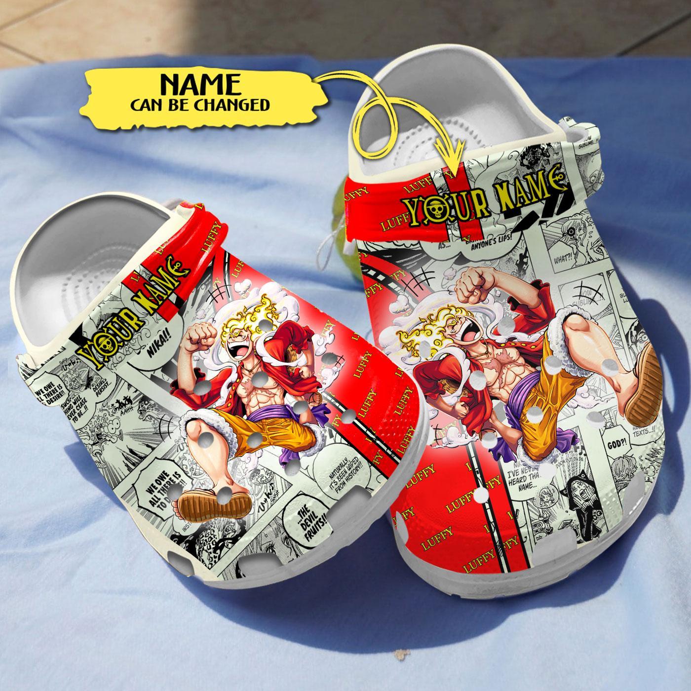 Monkey D. Luffy One Piece Anime Crocs For Men Women And Kids - GNL146757