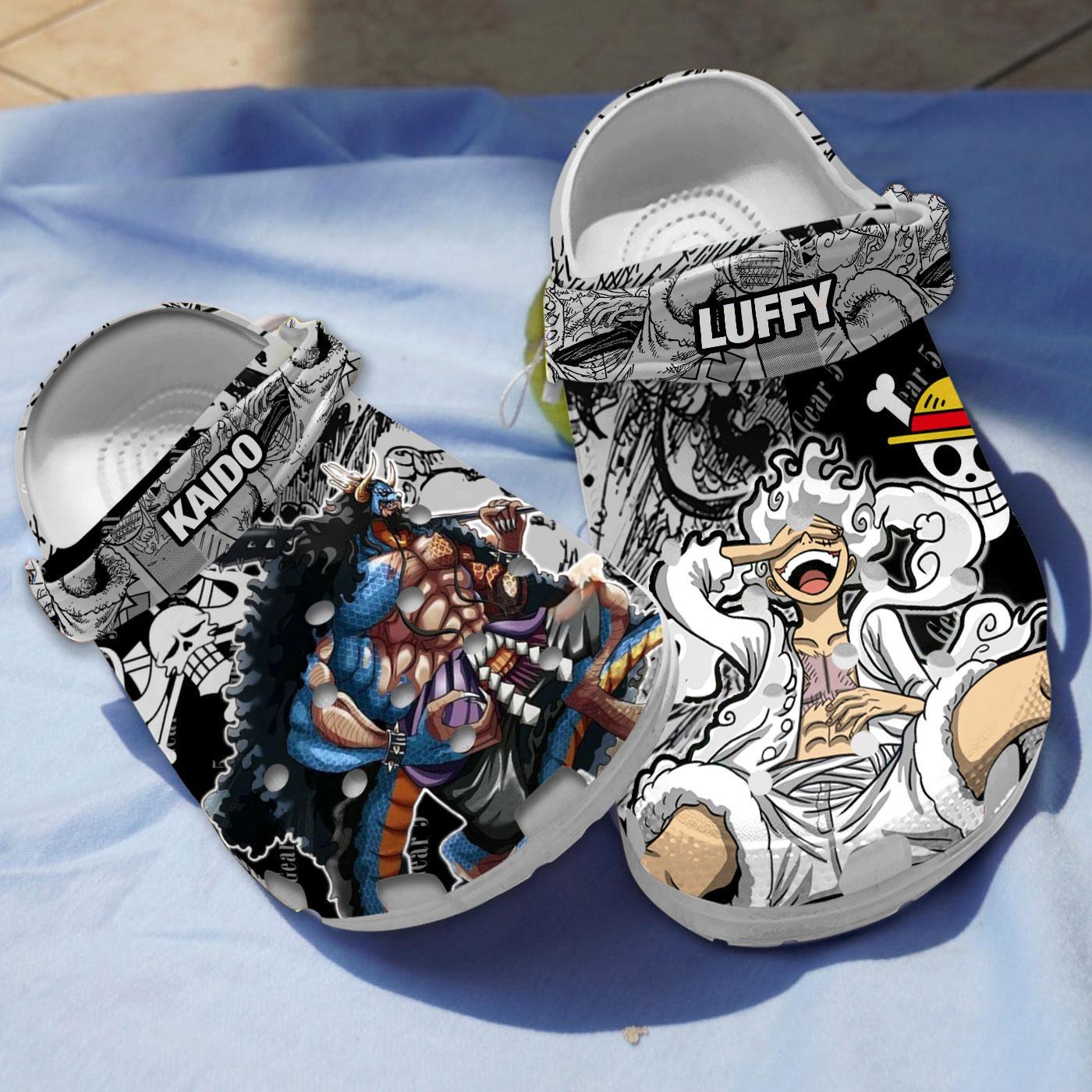 Monkey D. Luffy One Piece Gear 5 Anime Crocs - GNL146732