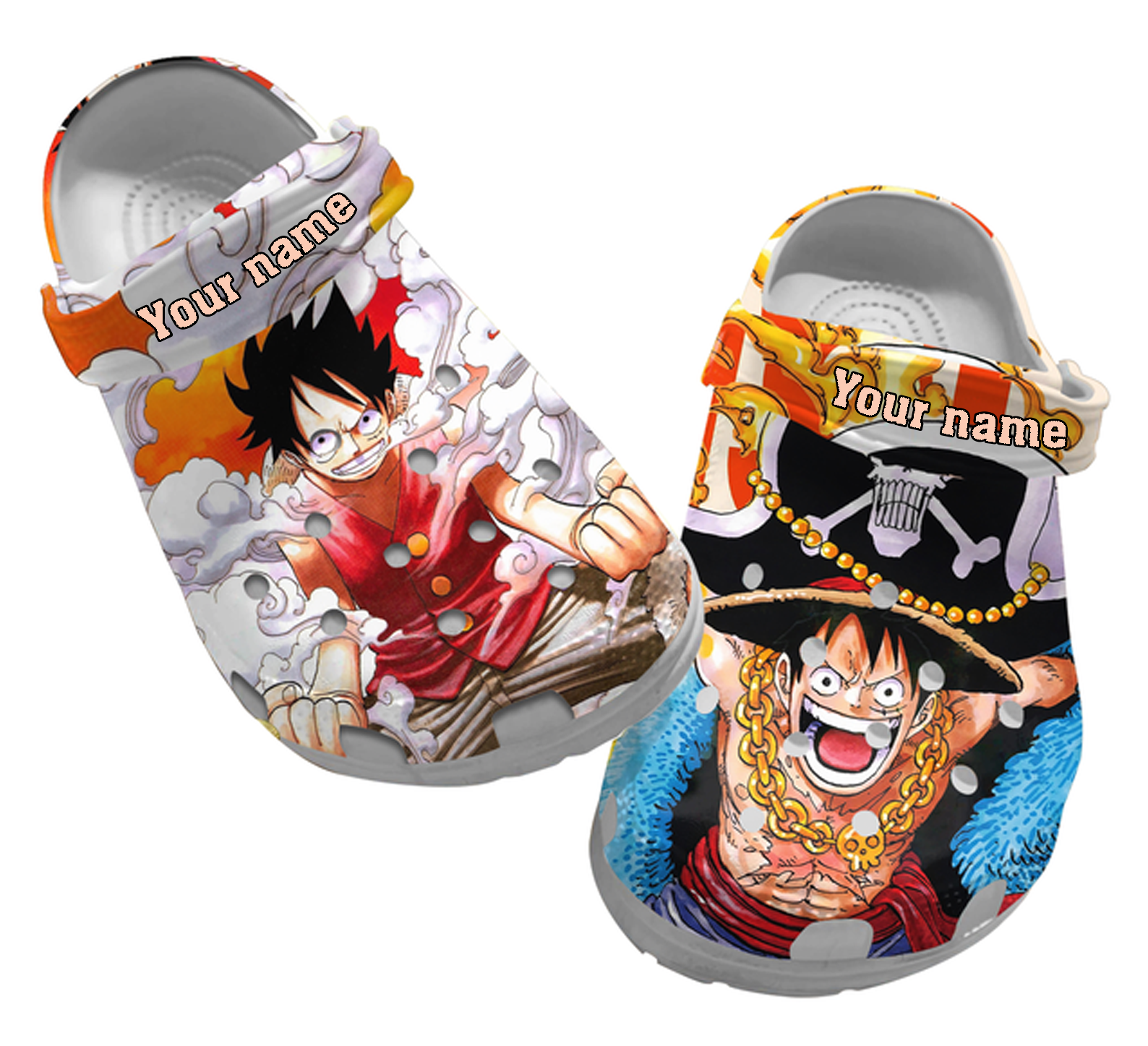 Monkey D. Luffy One Piece Gear 5 Anime Crocs - GNL146728