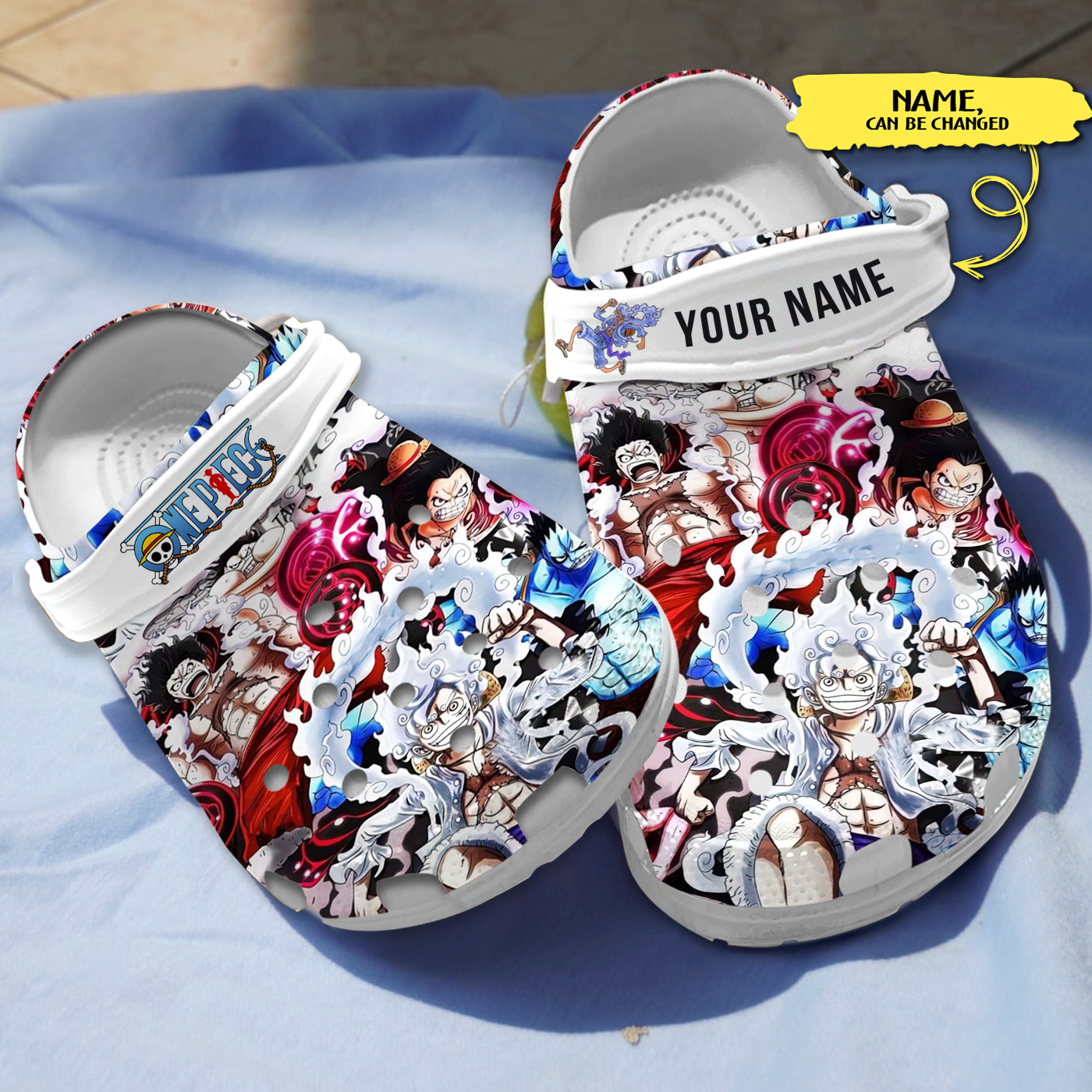 Monkey D. Luffy One Piece Gear 5 Anime Crocs - GNL146741