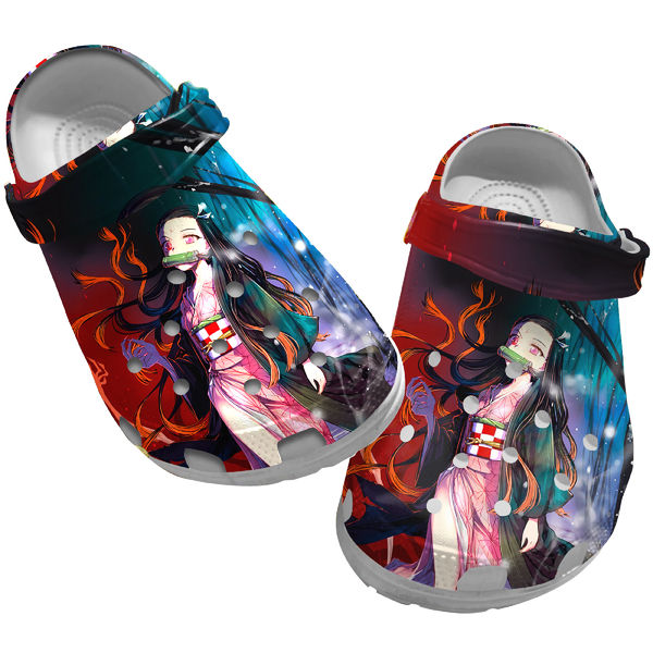 Nezuko Demon Slayer Anime Crocs For Men Women And Kids