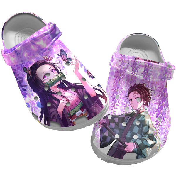 Kamado Nezuko And Kamado Tanjiro Demon Slayer Anime Crocs - GNL146856