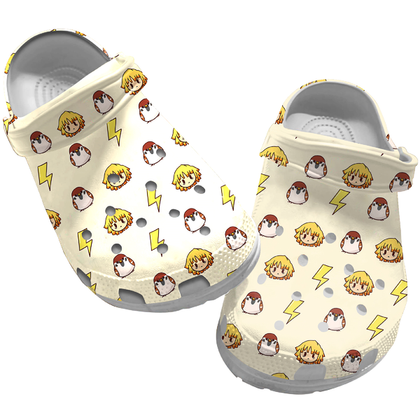 Agatsuma Zenitsu And Chuntaro Demon Slayer Anime Crocs