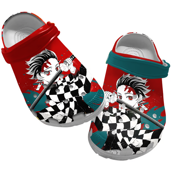 Amazing Tanjiro Demon Slayer Anime Crocs For Men Women And Kids