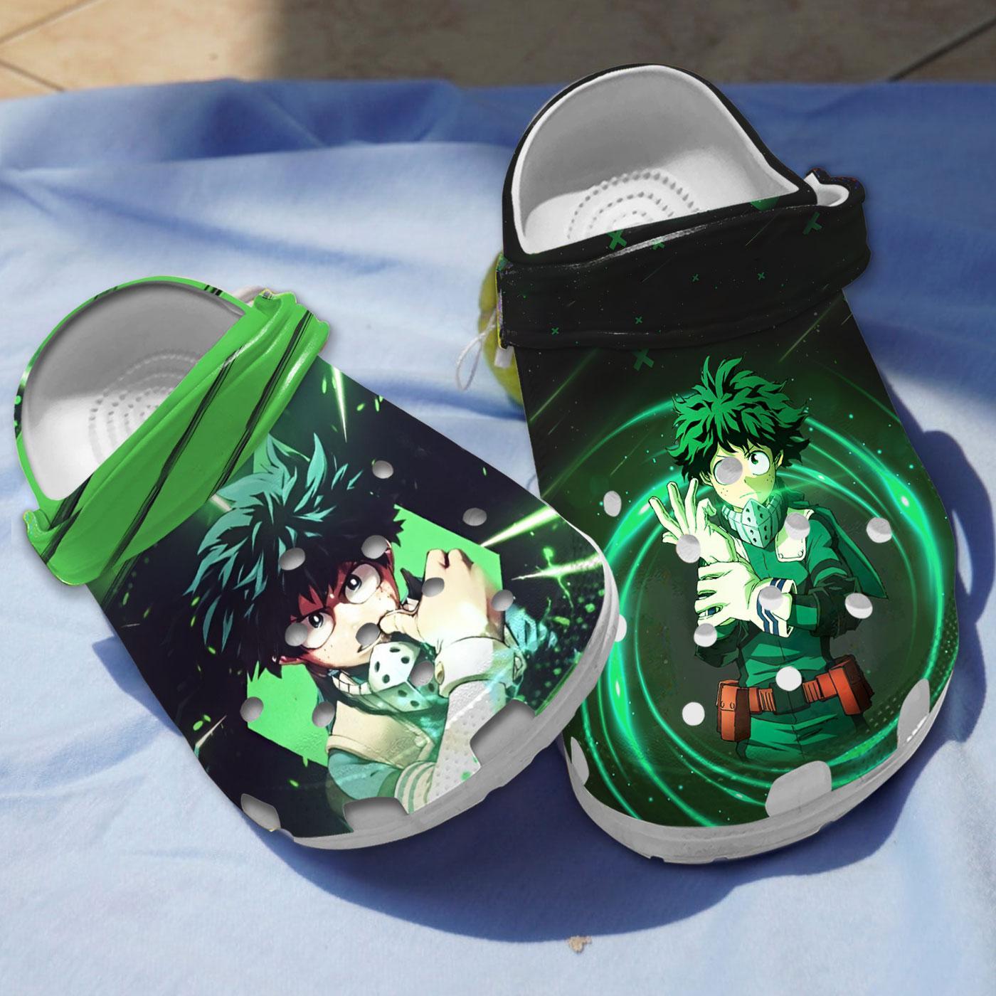 Midoriya Izuku My Hero Academia Anime Crocs For Men Women And Kids