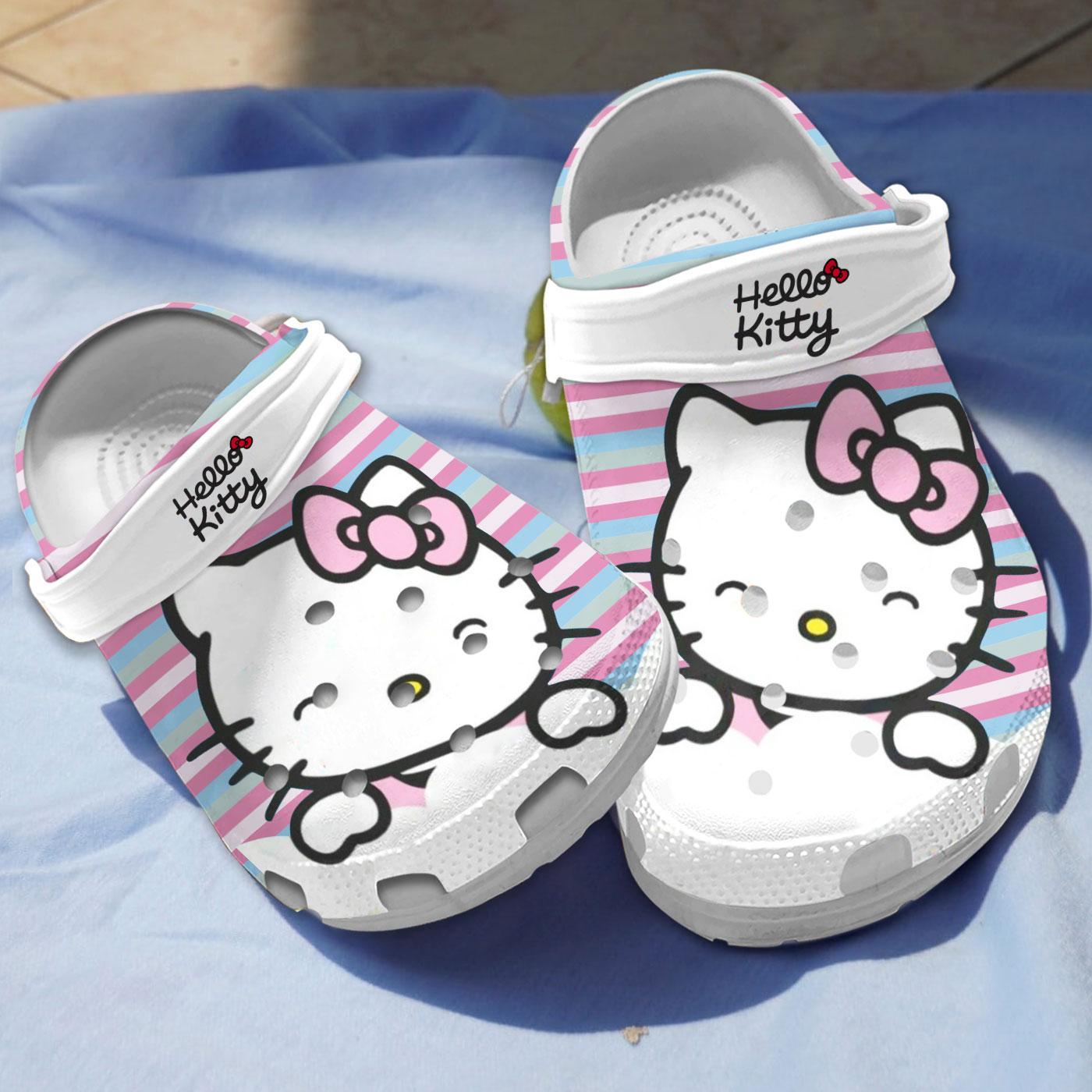 Hello Kitty Cartoon Crocs For Men Women And Kids - GNL146899
