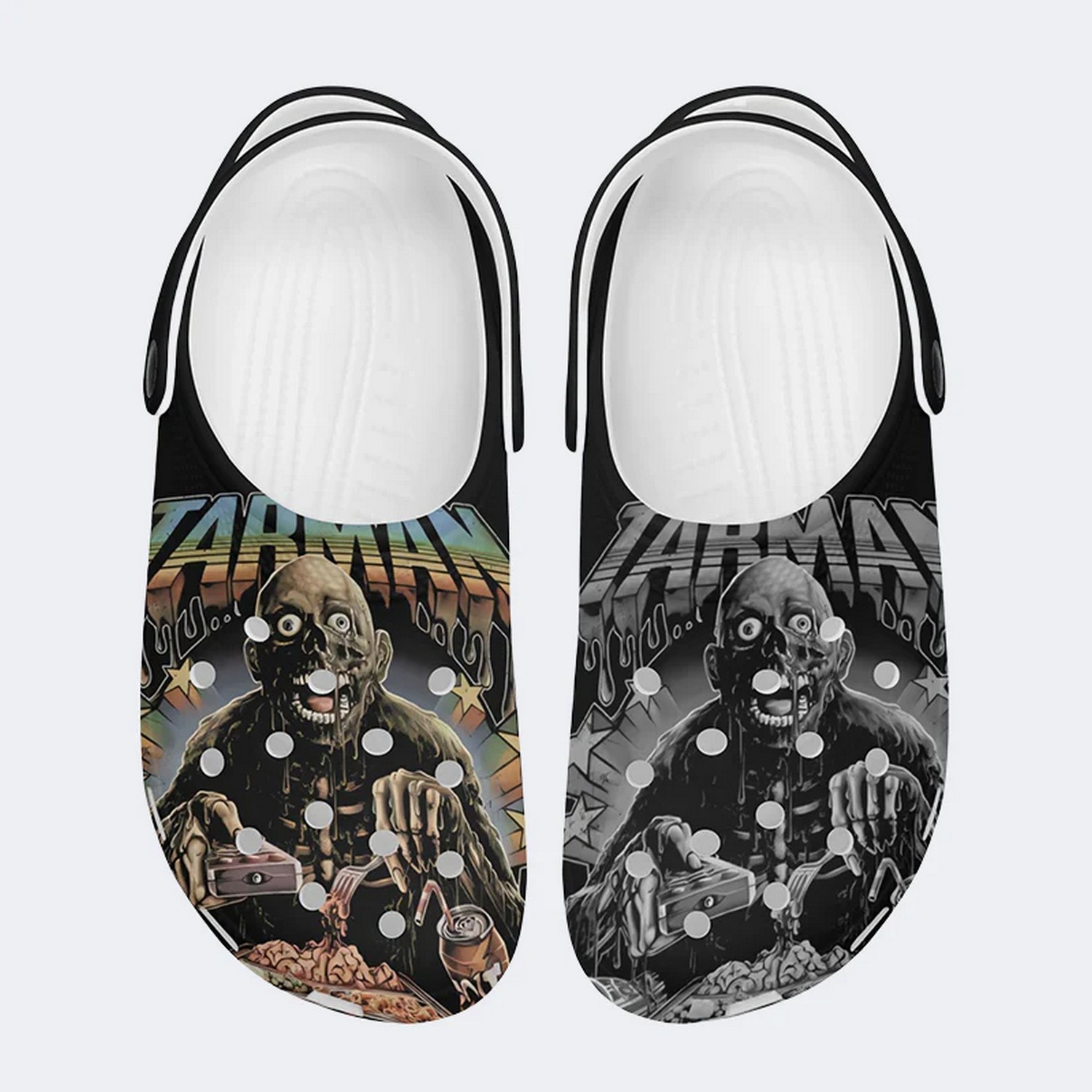 Zombie Eat Brain Horror Halloween Crocs For Men Women And Kids
