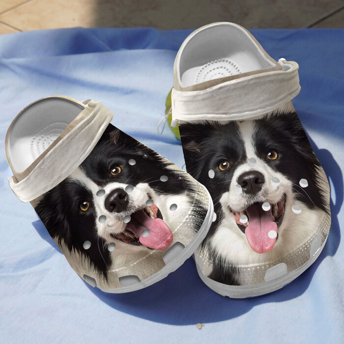 Cute Border Collie Dog Crocs For Men Women And Kids - GNL146987