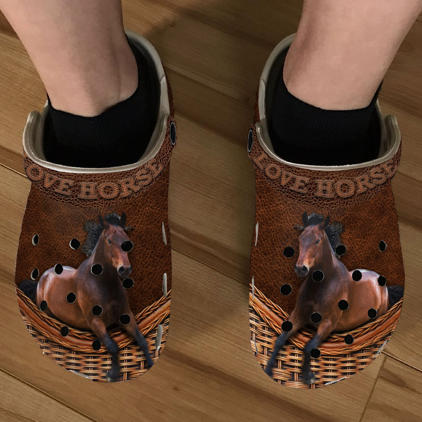 Love Horse Crocs For Men Women And Kids - GNL1461007