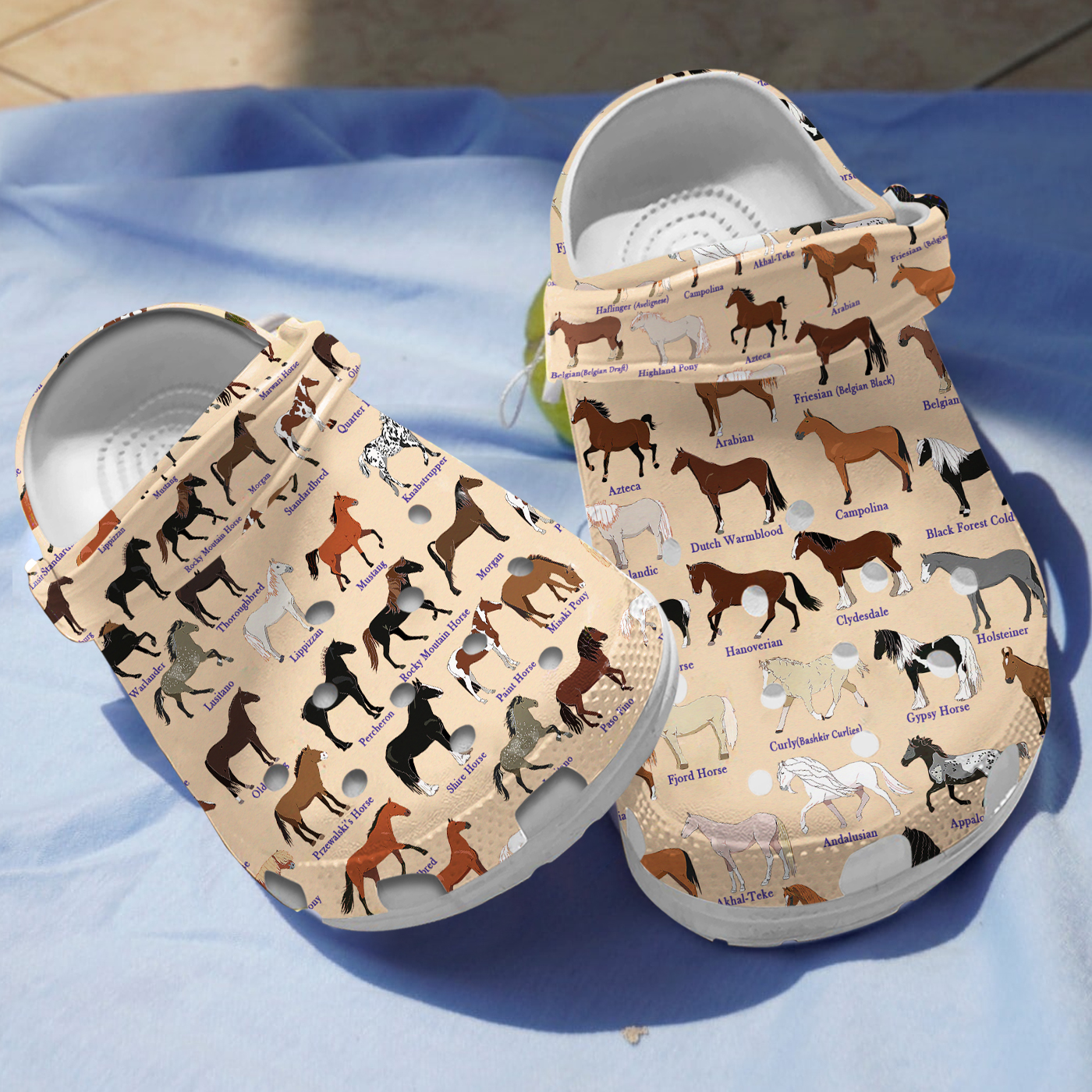 Horse Breeds Crocs For Men Women And Kids - GNL1461006