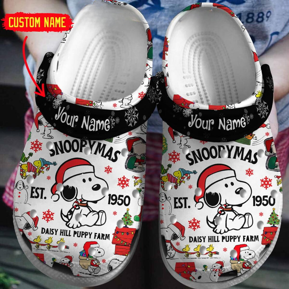 Snoopy Cartoon Christmas Crocs For Men Women And Kids - GNL1461068