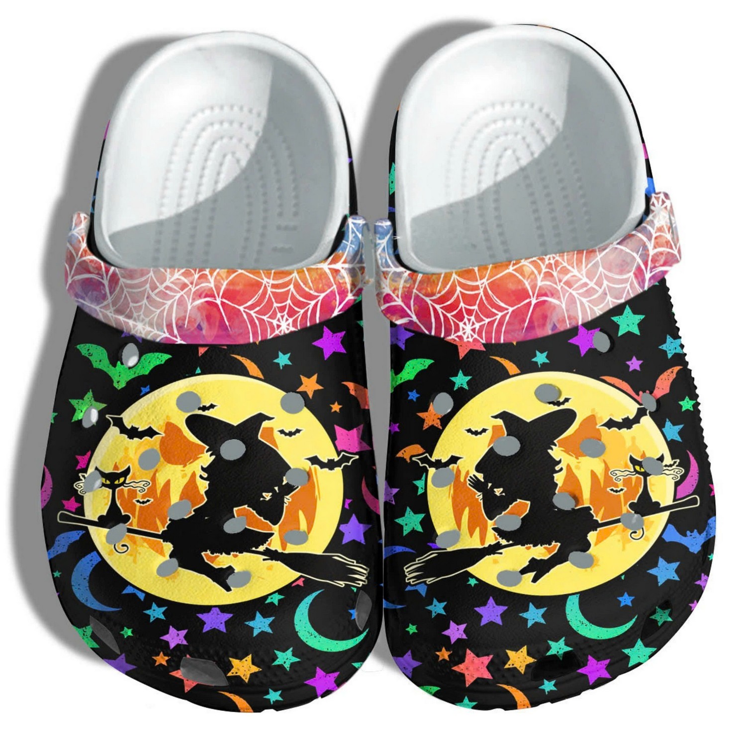 Dream Night Witch Halloween Star Moon Crocs For Men Women And Kids
