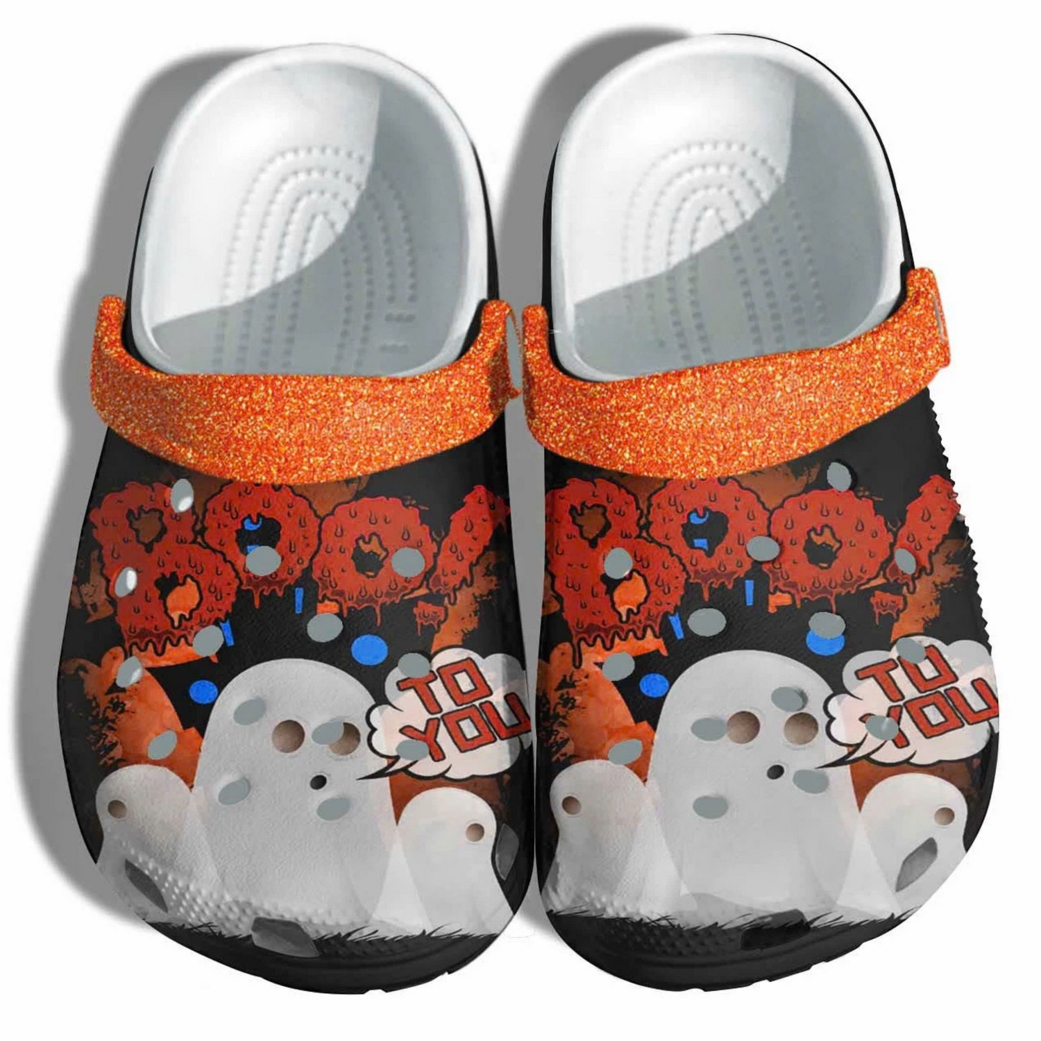 Boo To You Halloween Funny Ghost Crocs For Men Women And Kids