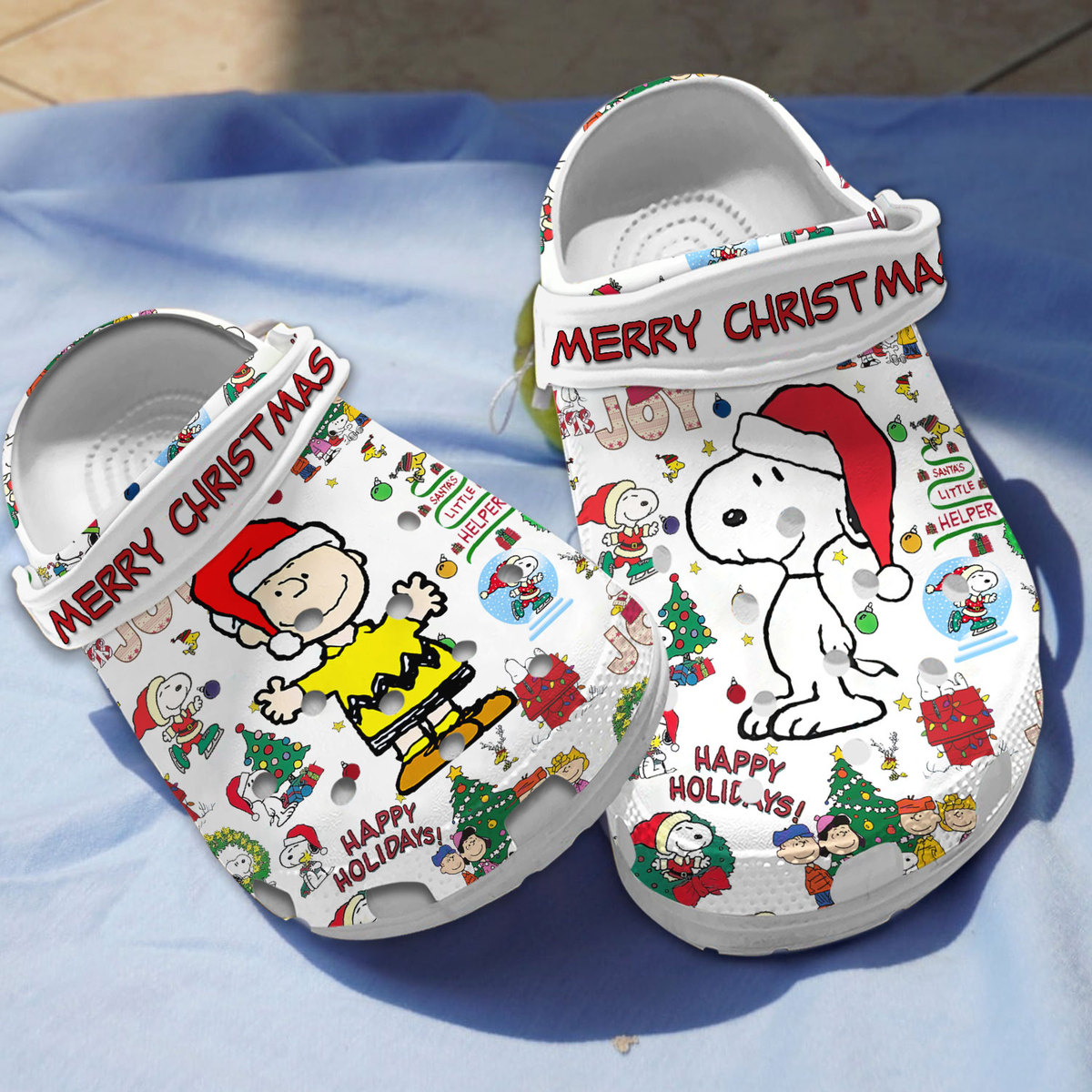 Snoopy Cartoon Christmas Crocs For Men Women And Kids - GNL1461155