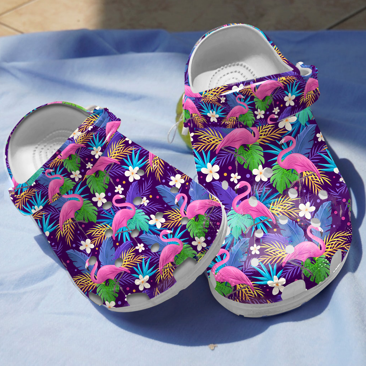 Flamingo Floral Crocs For Men Women And Kids - GNL1461165