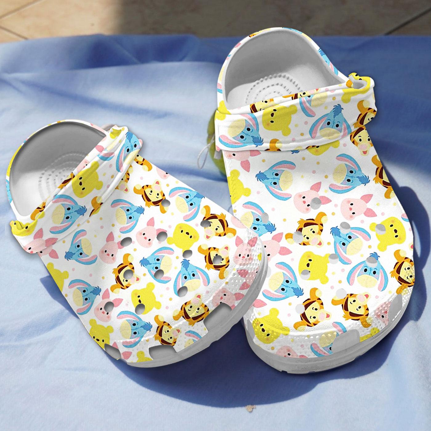 Winnie The Pooh Cartoon Crocs For Men Women And Kids - GNL1461302