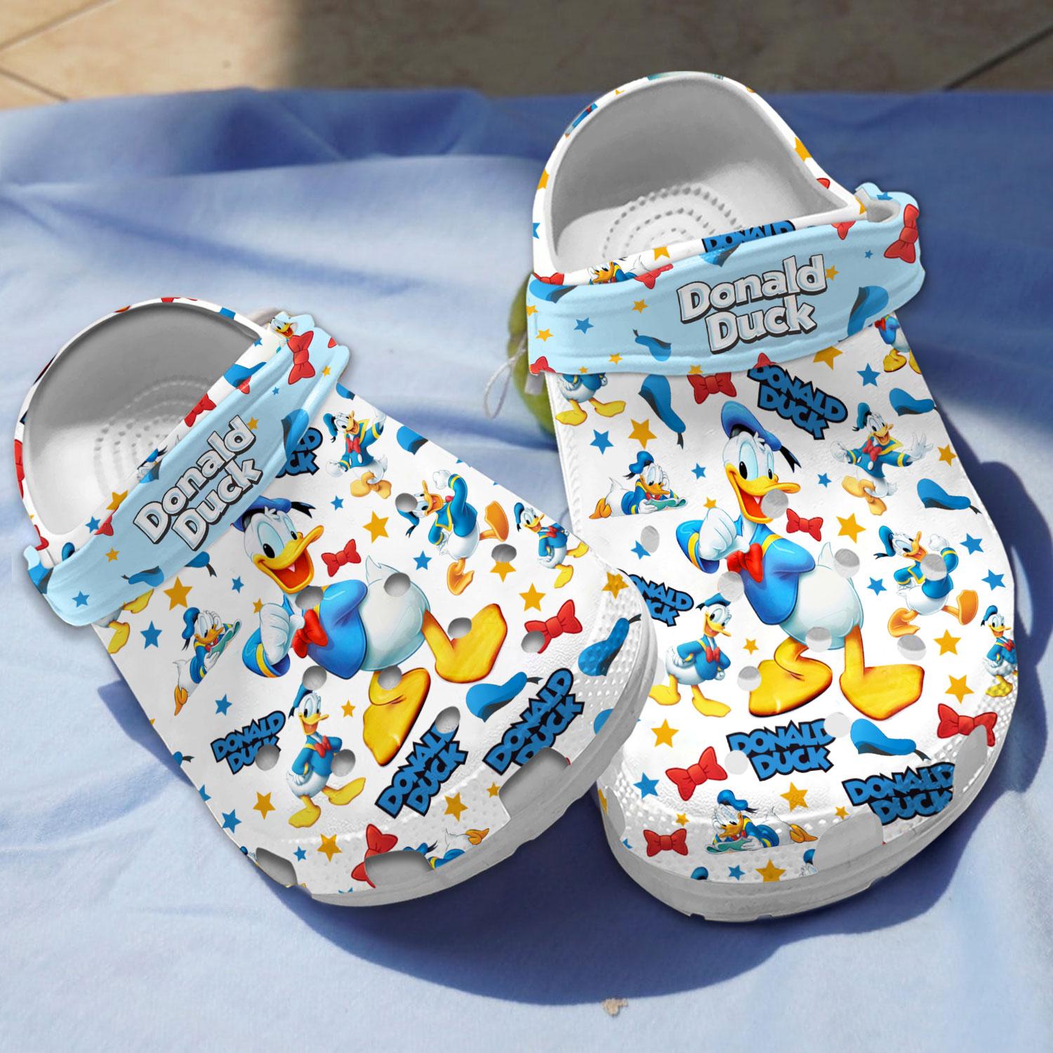Donald Duck Cartoon Crocs For Men Women And Kids - GNL1461297