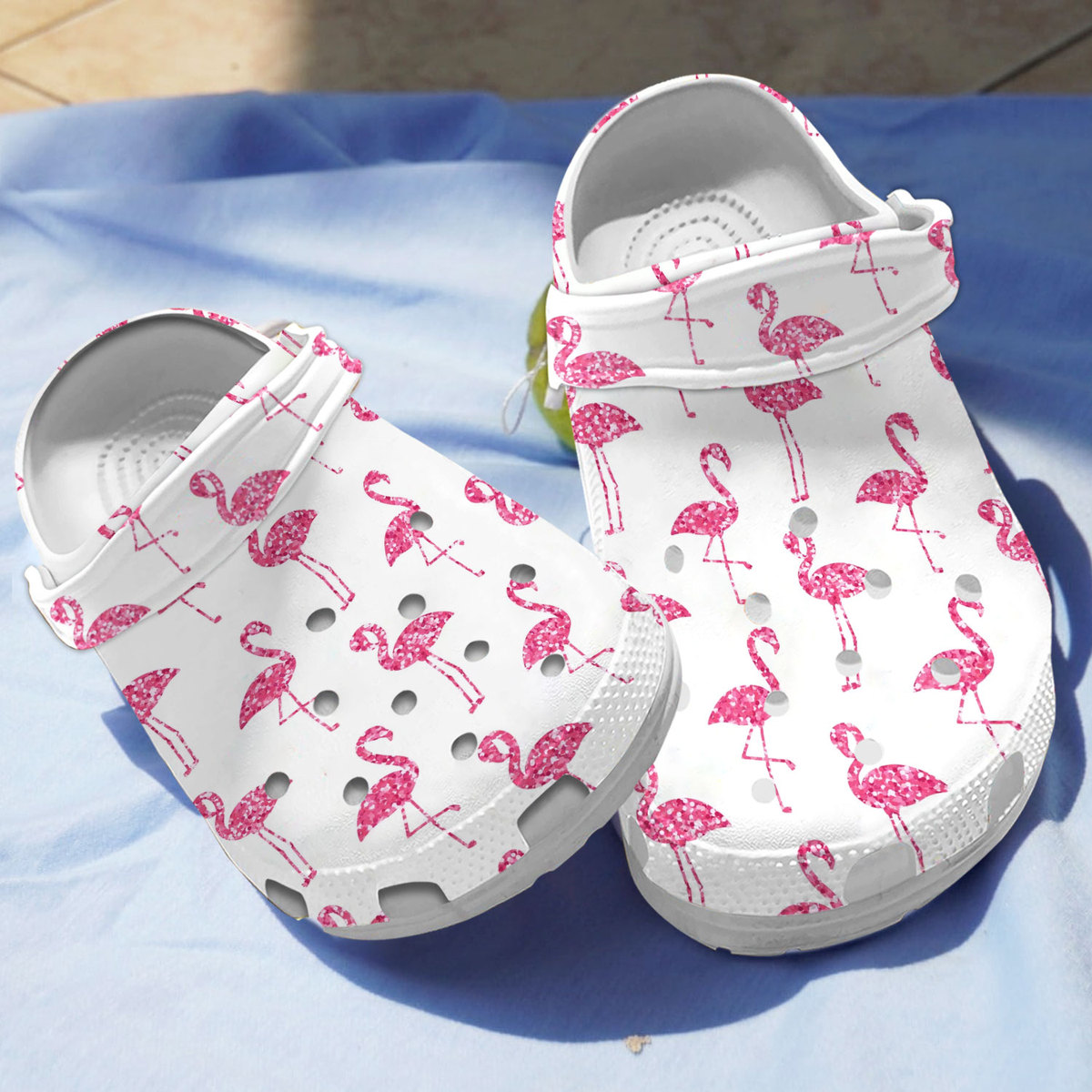 Flamingo Glitter Crocs For Men Women And Kids - GNL1461530