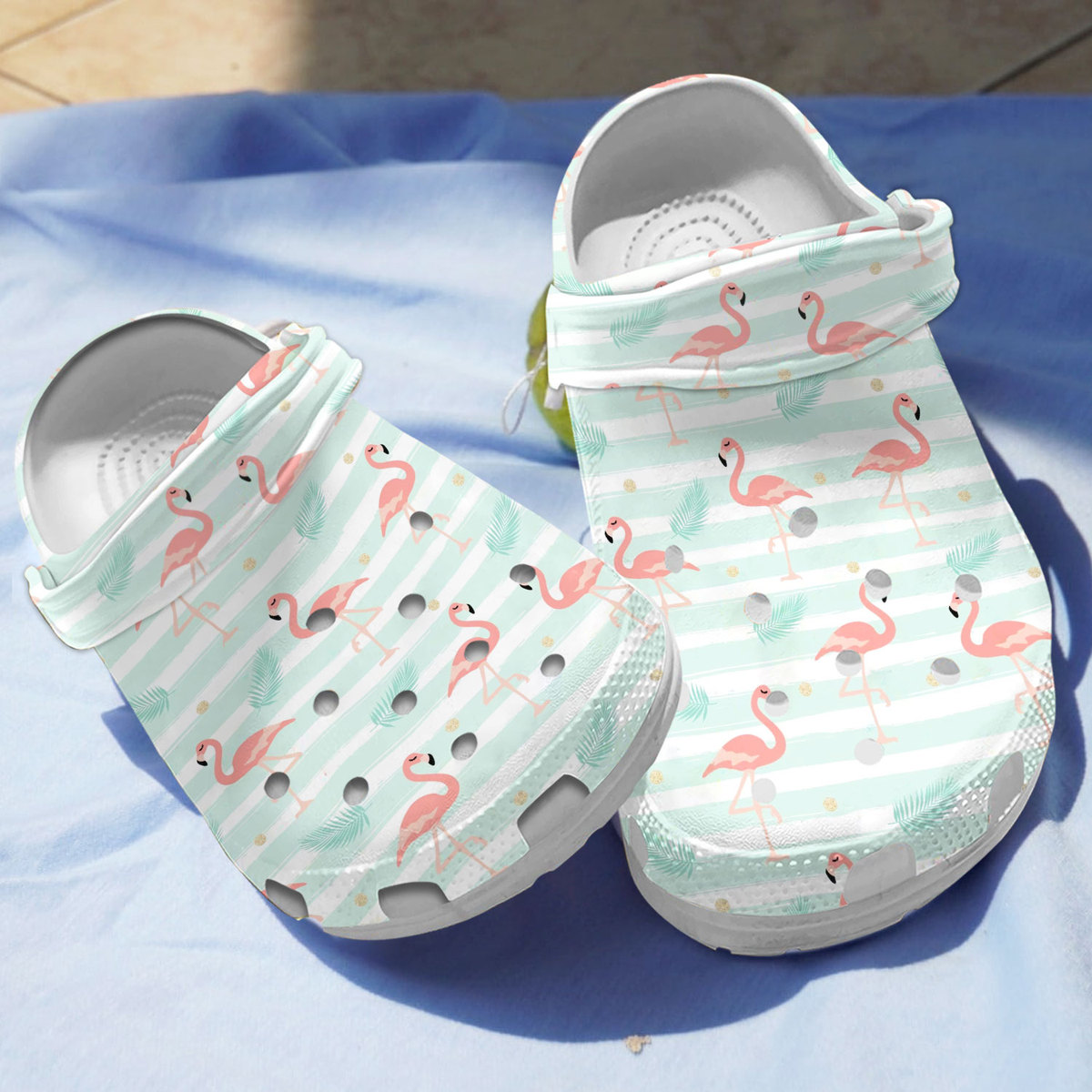 Flamingo Glitter Crocs For Men Women And Kids - GNL1461526