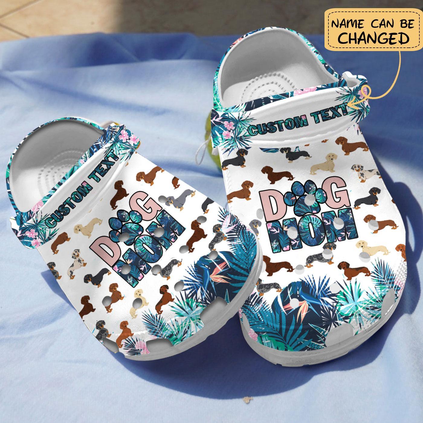 Dachshund Mom Crocs For Men Women And Kidss