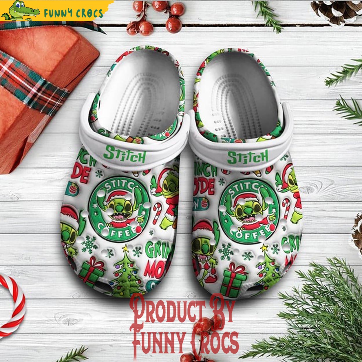 Stitch Cartoon Christmas Crocs For Men Women And Kids - GNL1461926