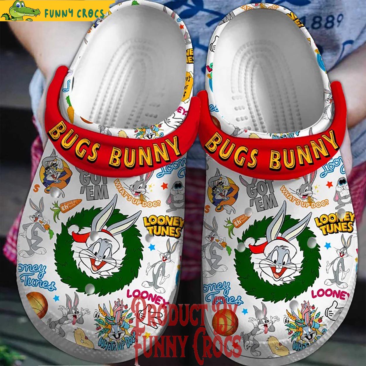 Bugs Bunny Cartoon Christmas Crocs For Men Women And Kids - GNL1461969