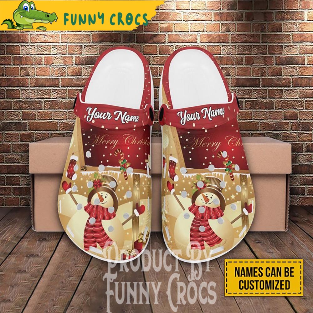 Christmas Snowman Crocs For Men Women And Kids