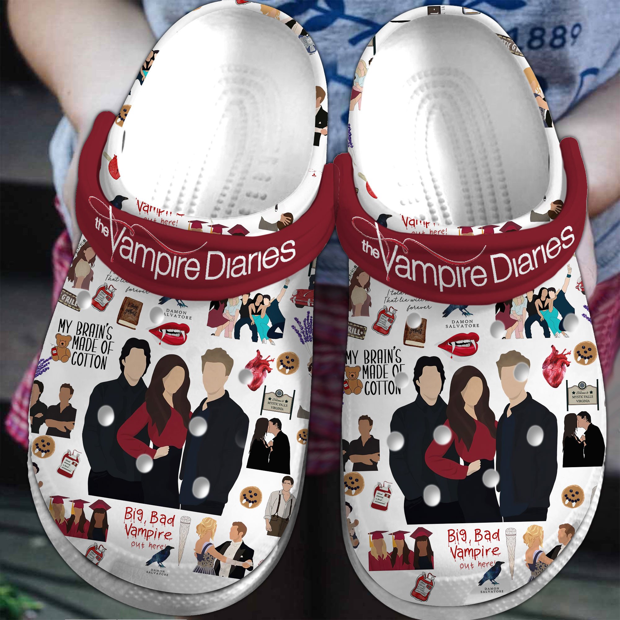 The Vampire Diaries TV Series Crocs For Men Women And Kids - GNL1462016