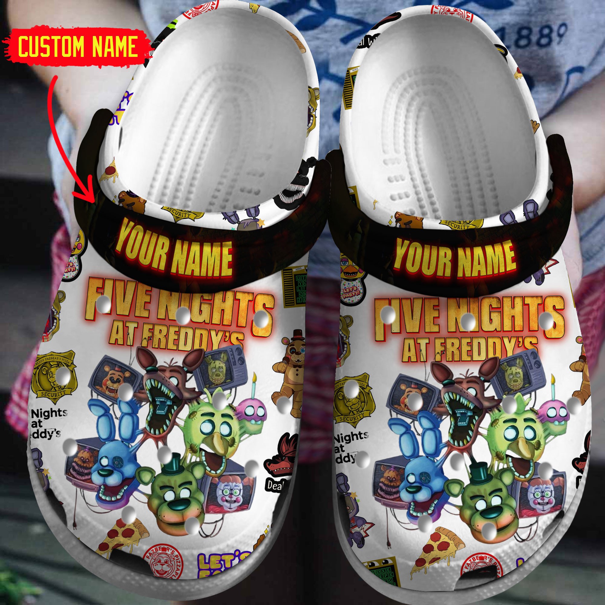 Five Nights at Freddys Game Crocs For Men Women And Kids - GNL1462018