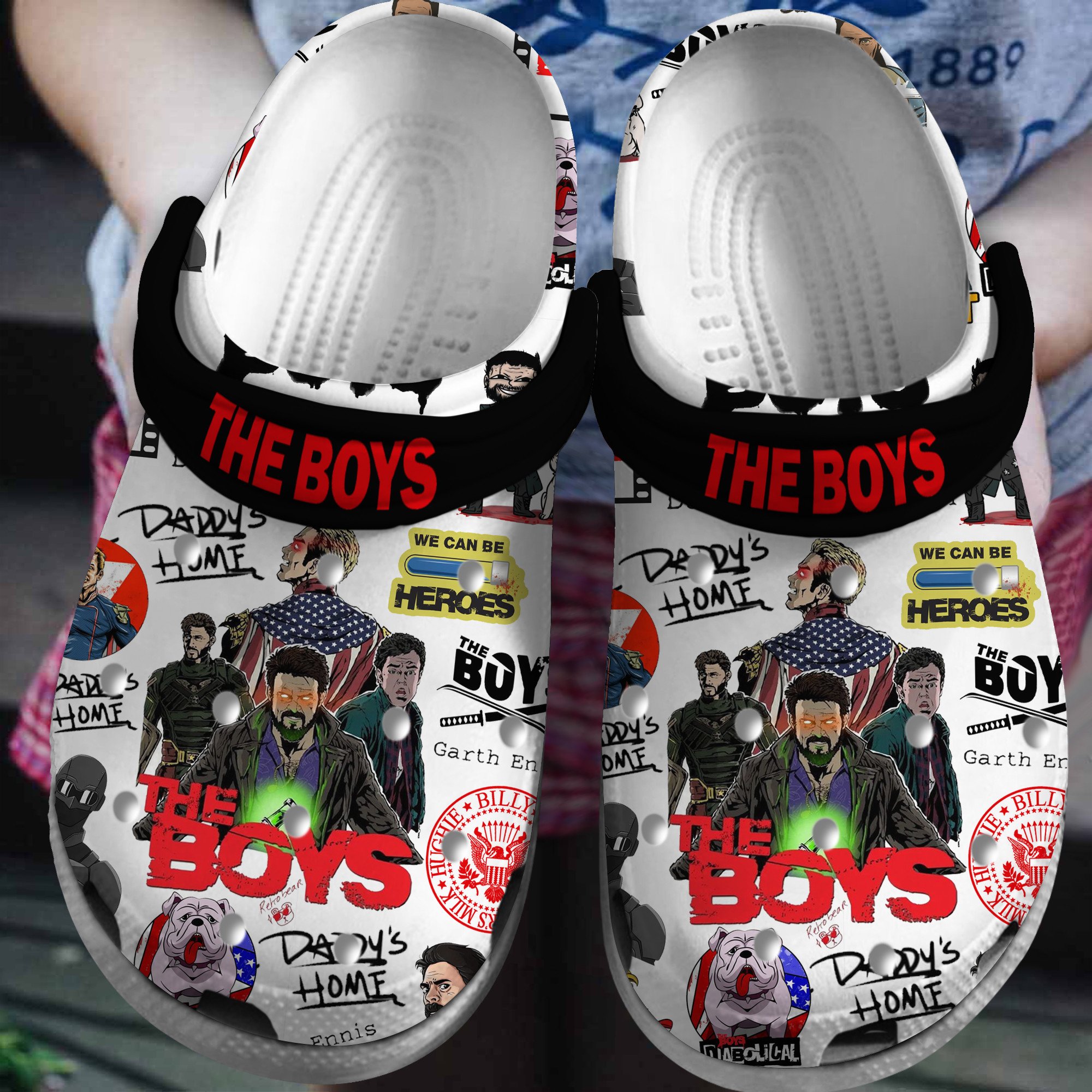 The Boys Daddys Home TV Series Crocs For Men Women And Kids