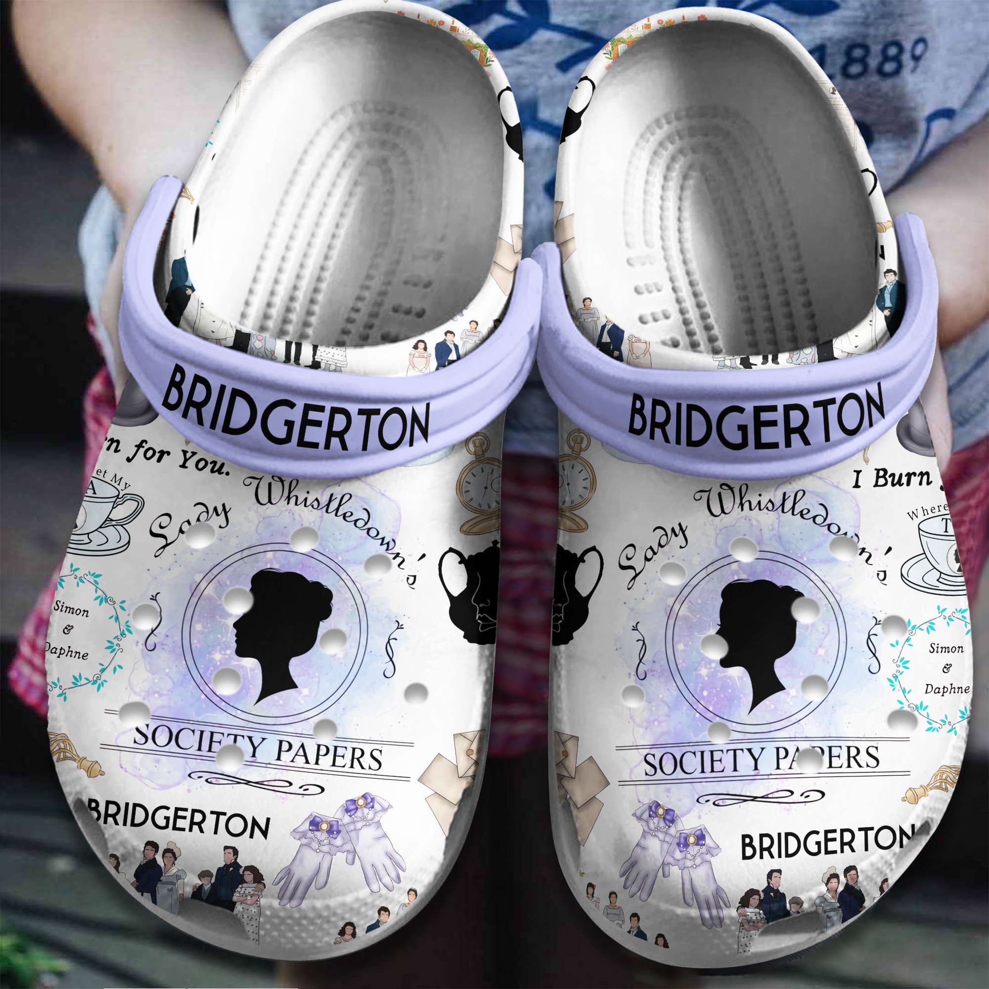 Bridgerton TV Series Crocs For Men Women And Kids - GNL1462085
