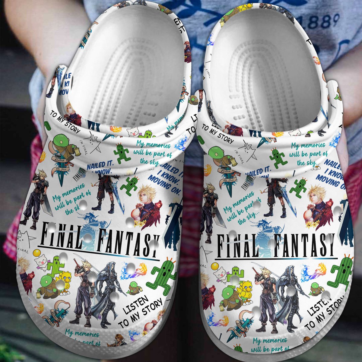 Final Fantasy Games Crocs For Men Women And Kids - GNL1462123