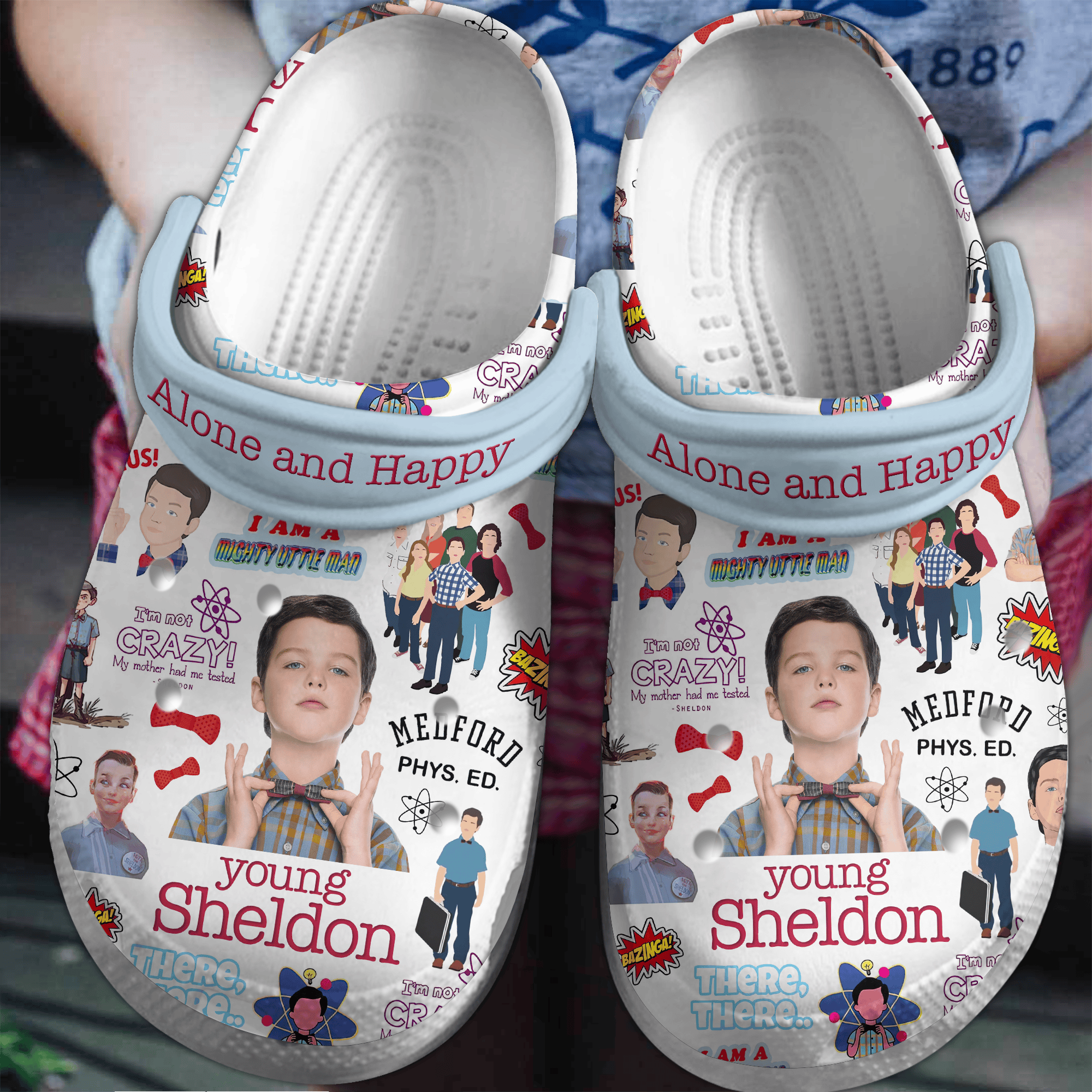 Young Sheldon TV Series Crocs For Men Women And Kids