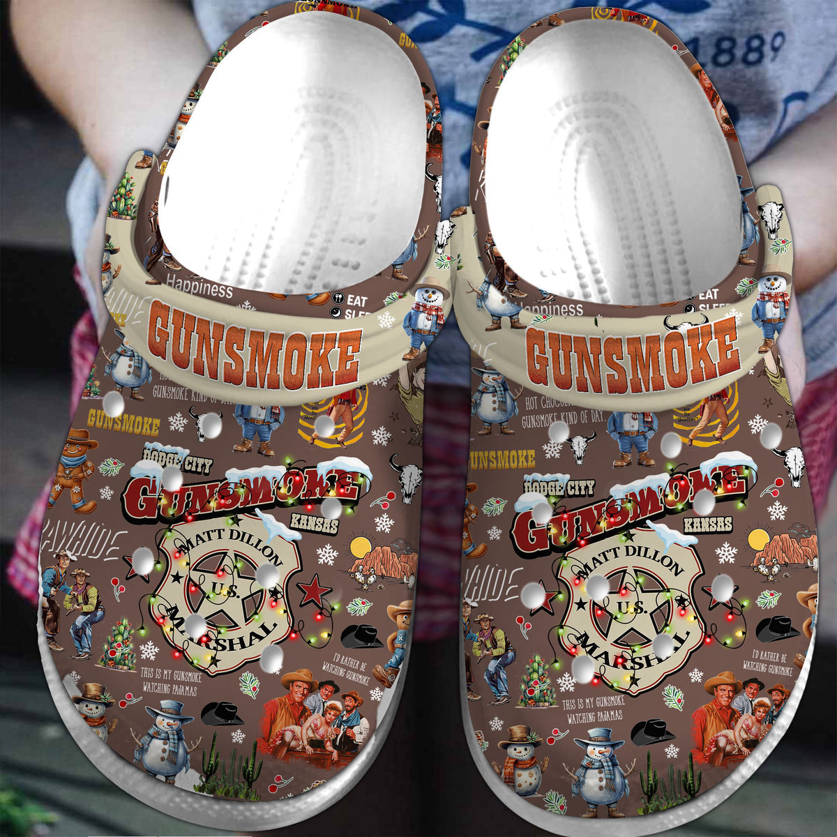 Gunsmoke TV Series Crocs For Men Women And Kids - GNL1462188