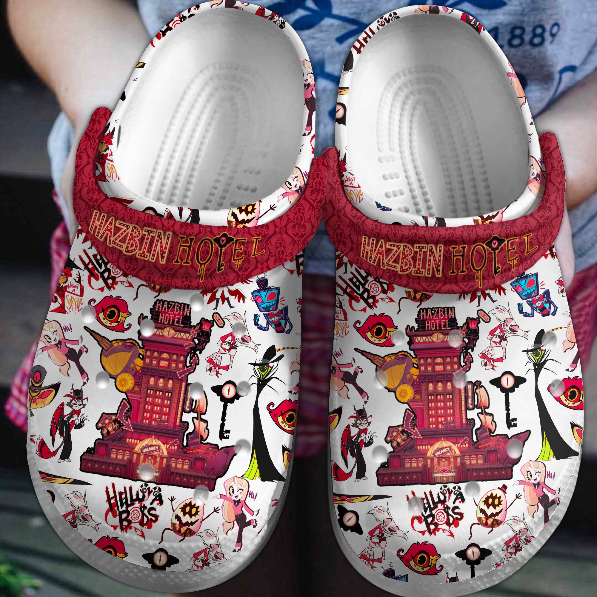 Hazbin Hotel TV Series Crocs For Men Women And Kids - GNL1462187