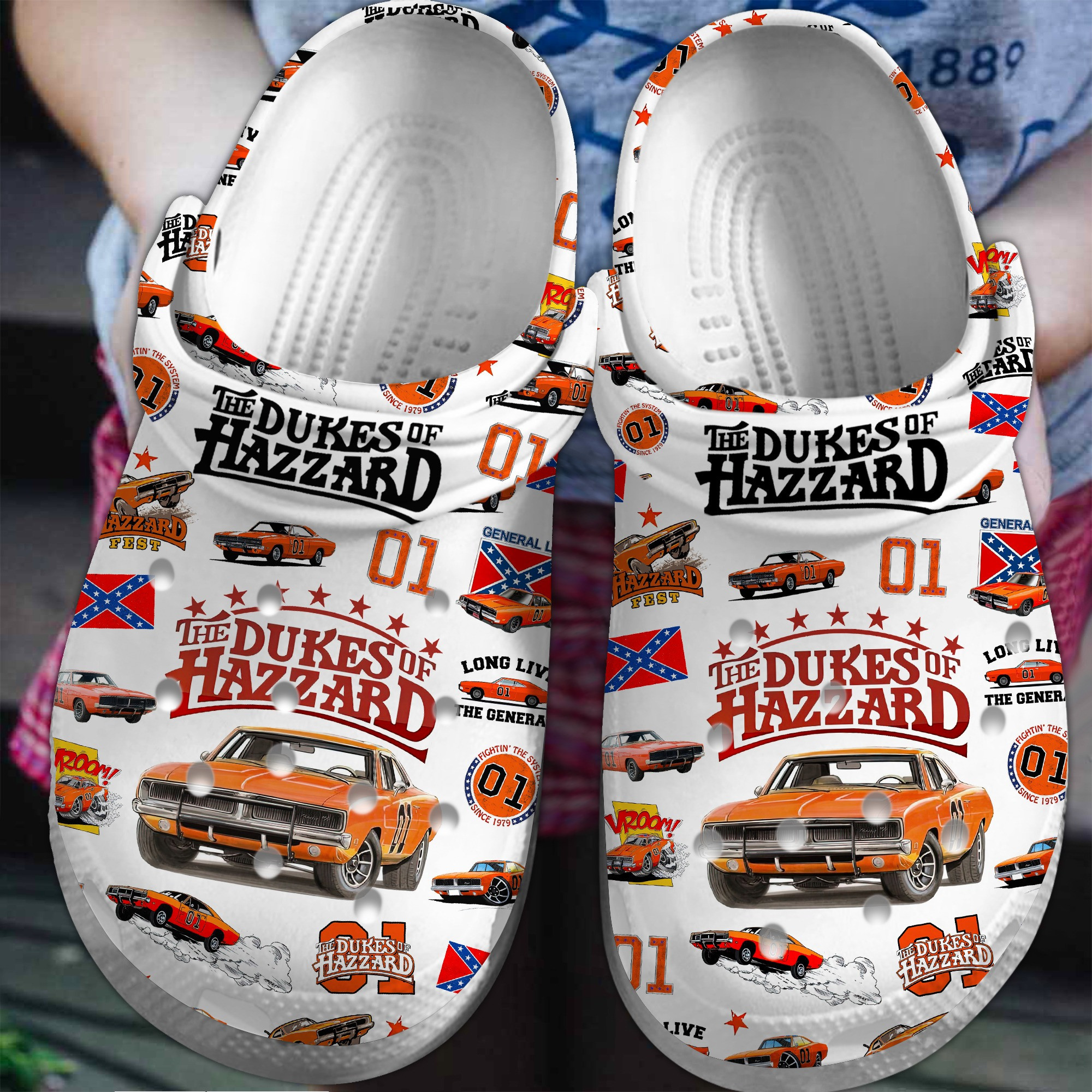 The Dukes Of Hazzard TV Series Crocs For Men Women And Kids - GNL1462212