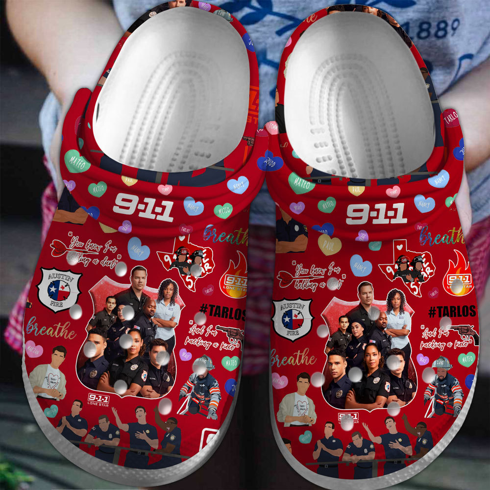 911 Lone Star TV Series Crocs For Men Women And Kids - GNL1462194