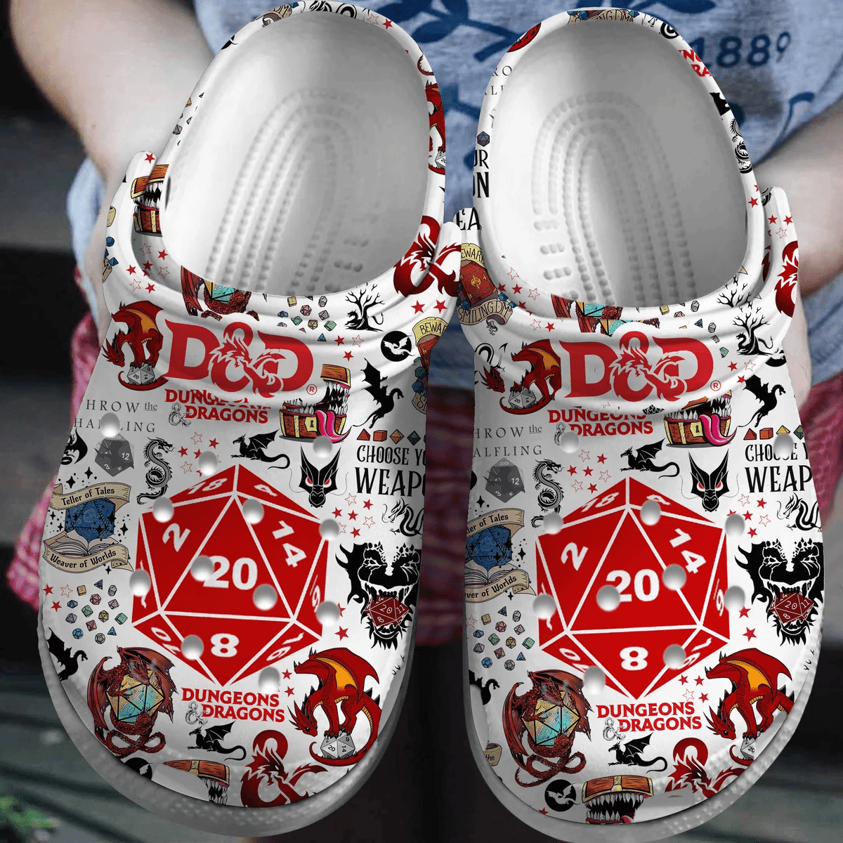 Dungeons And Dragons Game Crocs For Men Women And Kids - GNL1462236