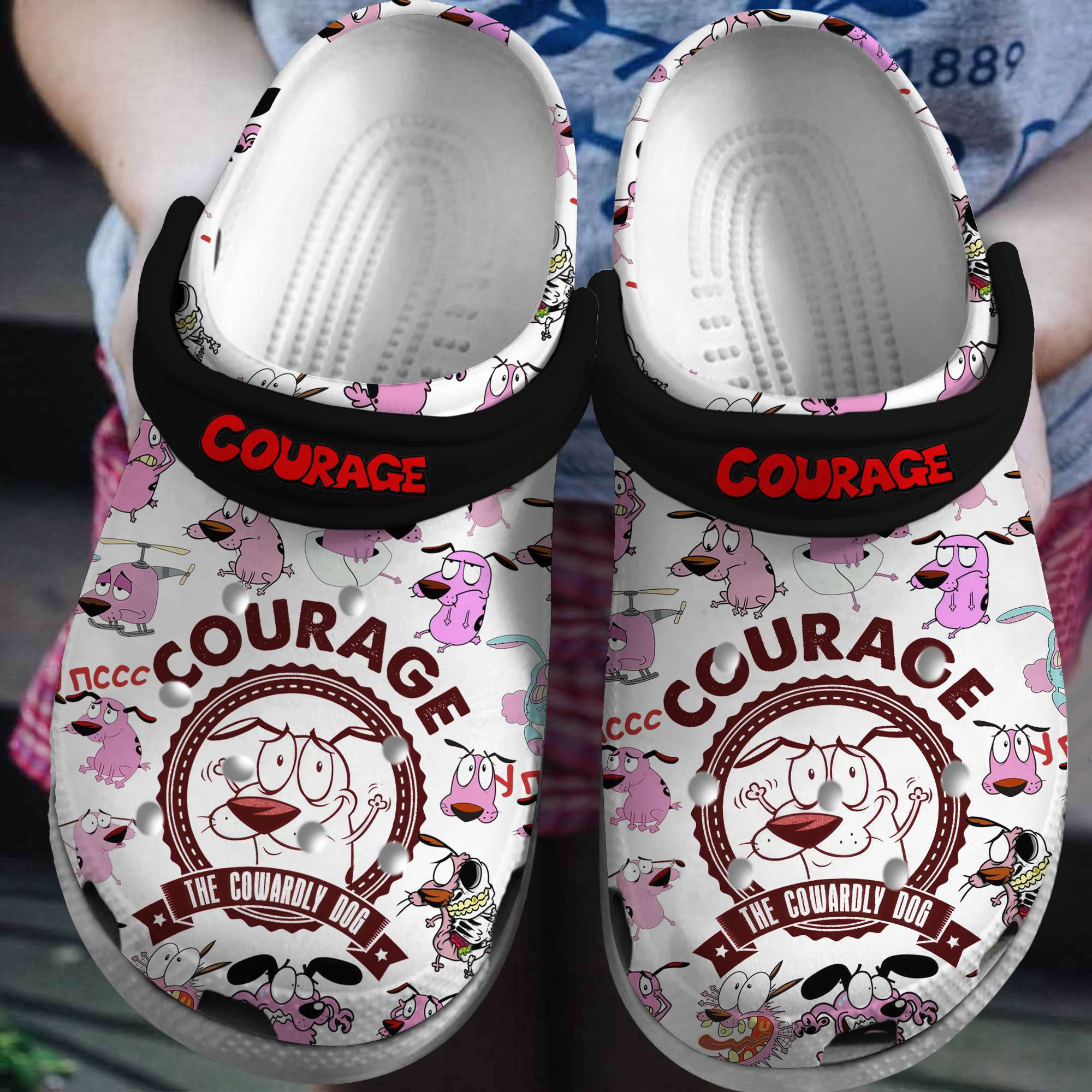 Courage The Cowardly Dog TV Series Crocs - GNL1462283