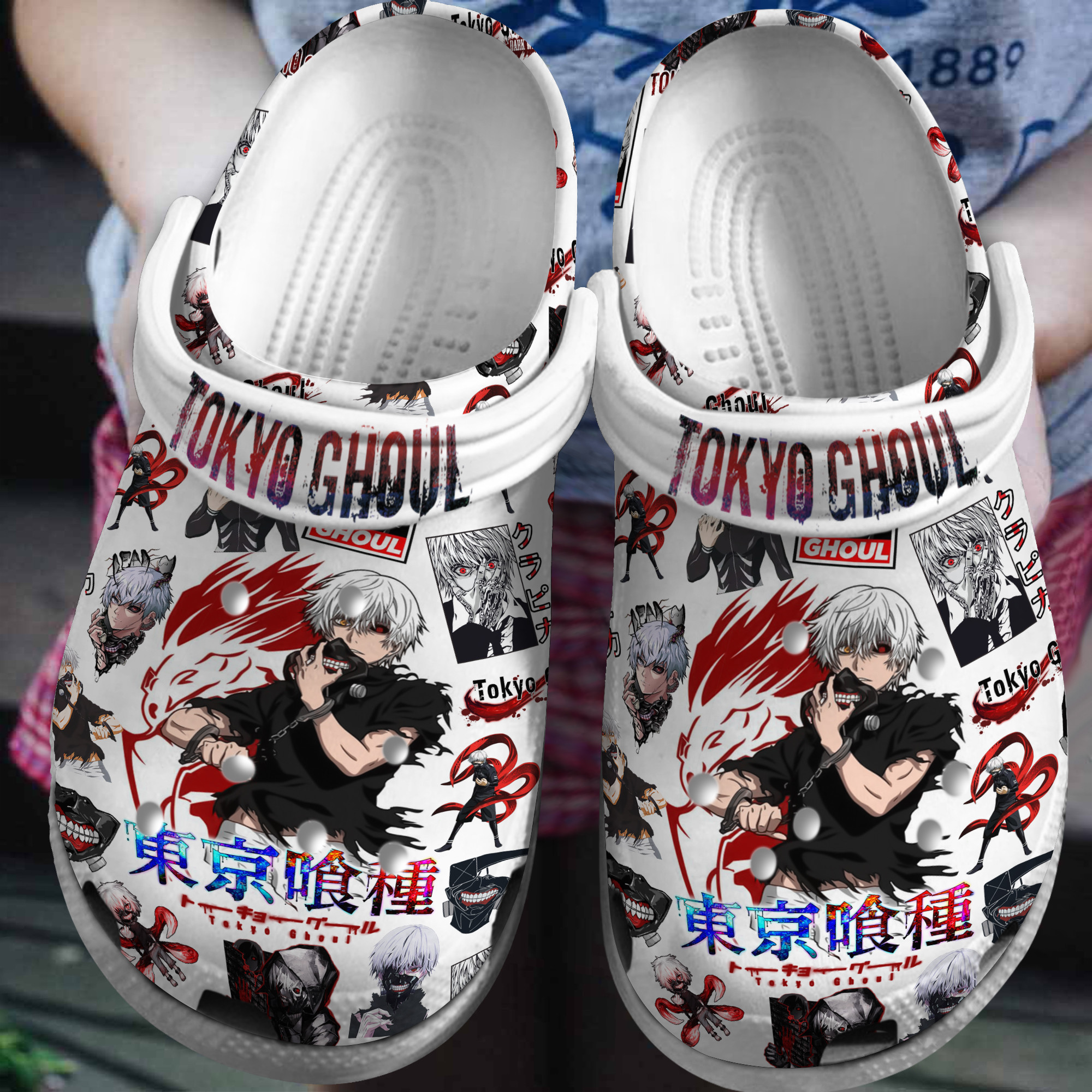 Tokyo Ghoul Anime Crocs For Men Women And Kids