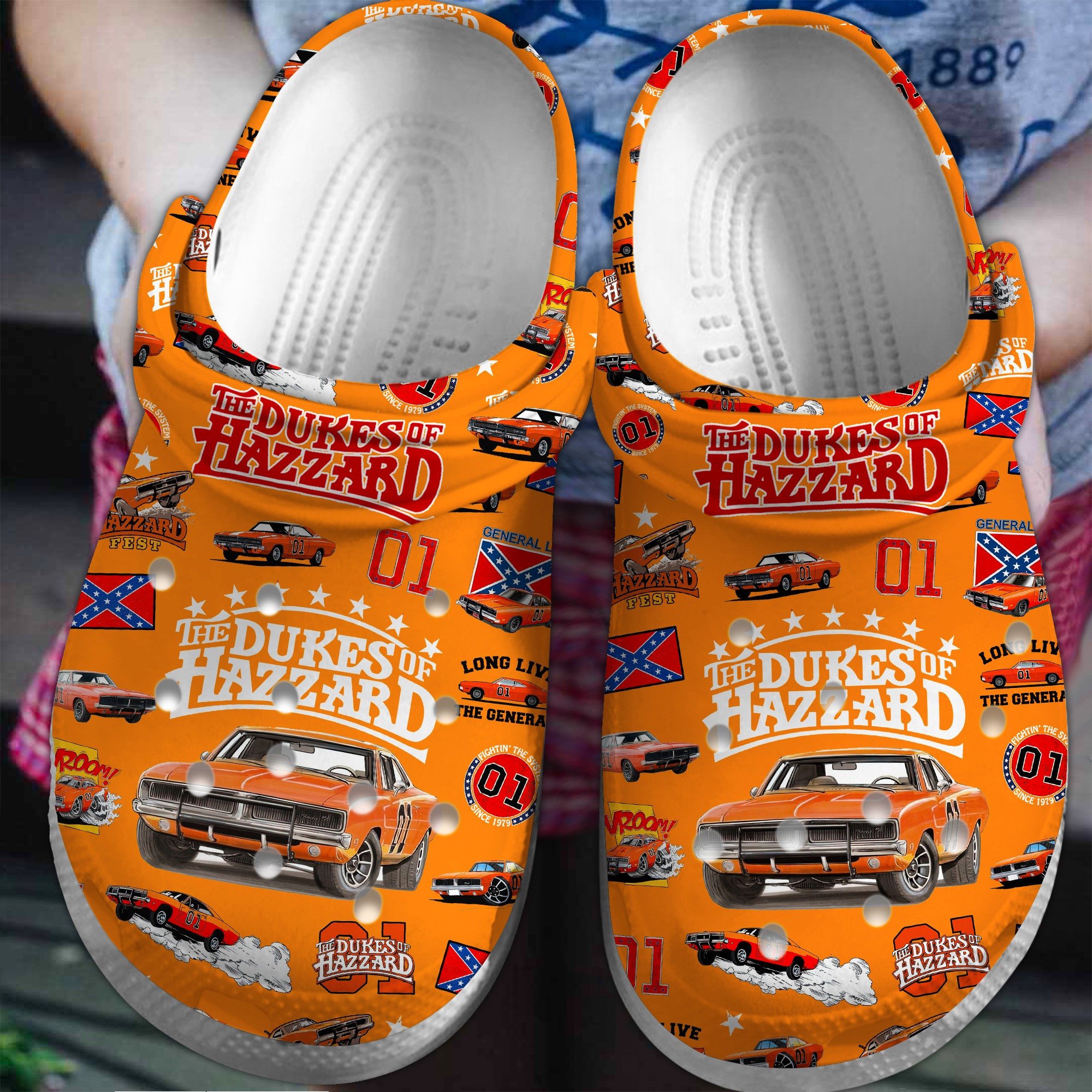 The Dukes Of Hazzard TV Series Crocs For Men Women And Kids - GNL1462386