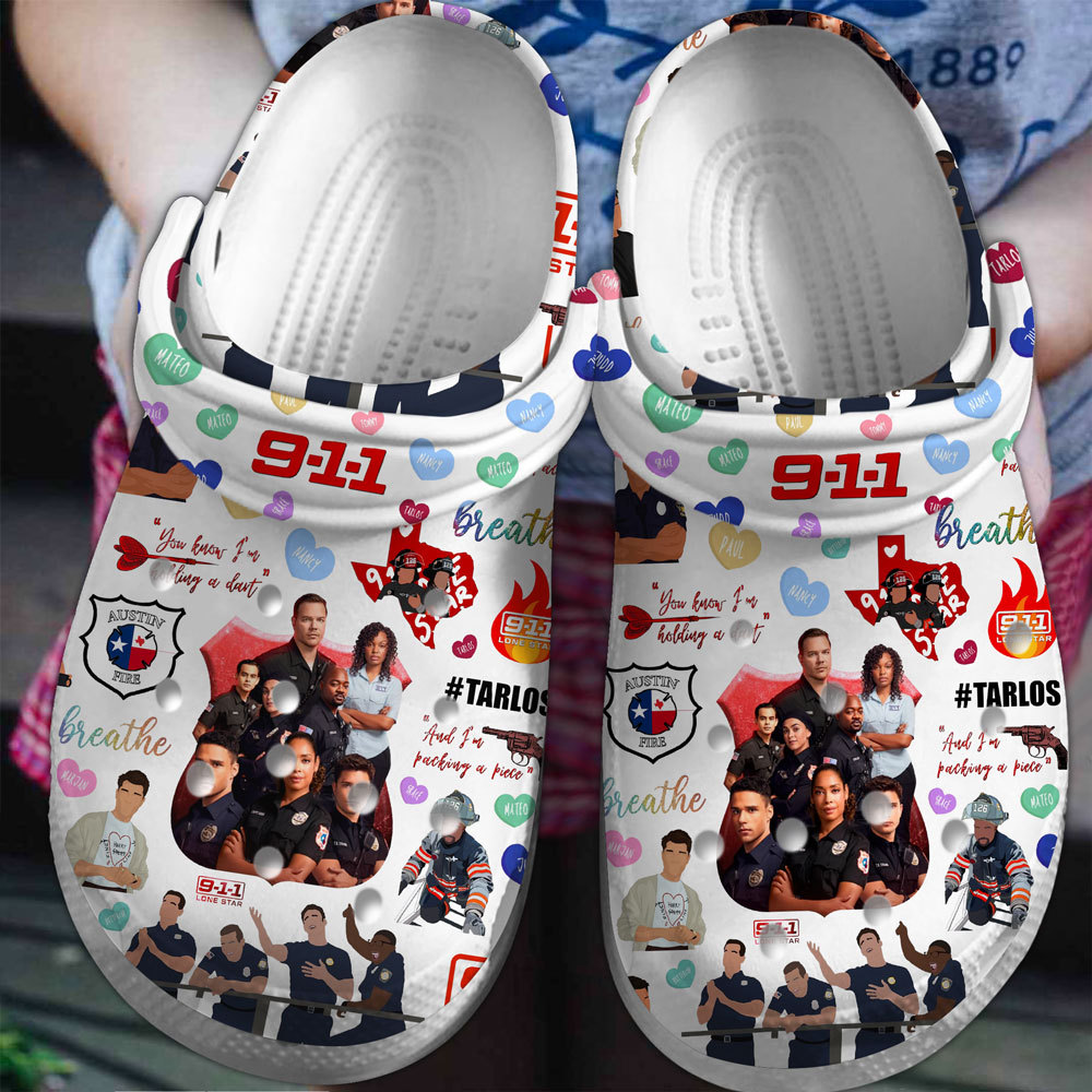 911 Lone Star TV Series Crocs For Men Women And Kids - GNL1462384