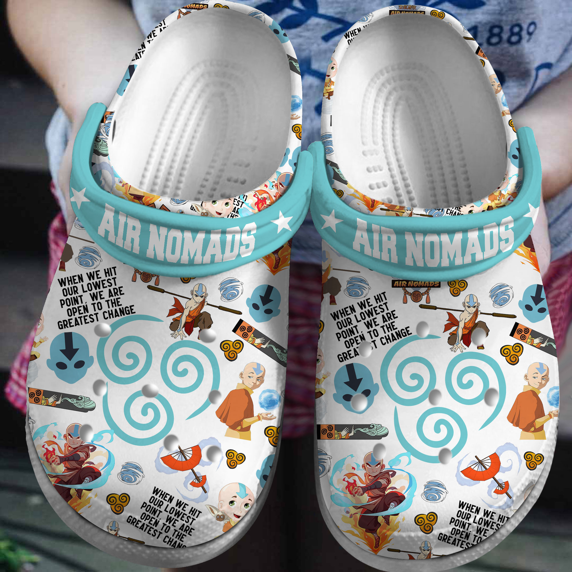 Air Nomads Avatar TV Series Crocs For Men Women And Kids