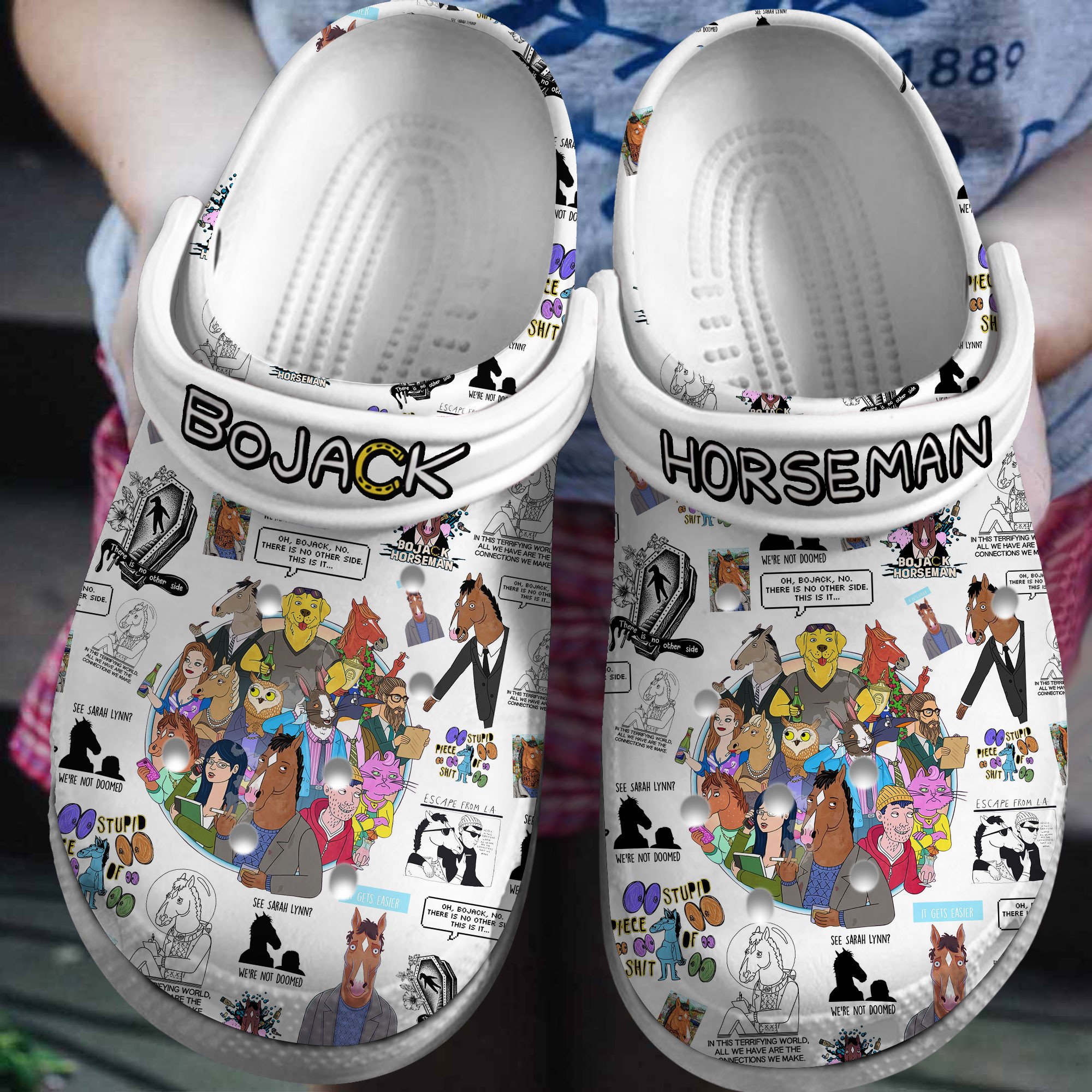 BoJack Horseman Cartoon TV Series Crocs - GNL1462466