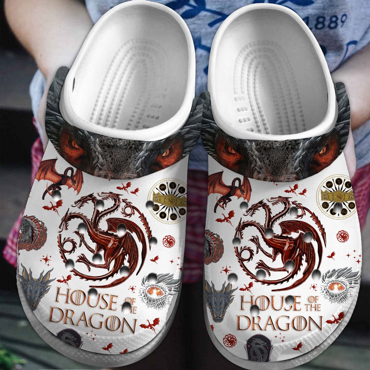 House Of The Dragon TV Series Crocs For Men Women And Kids - GNL1462477