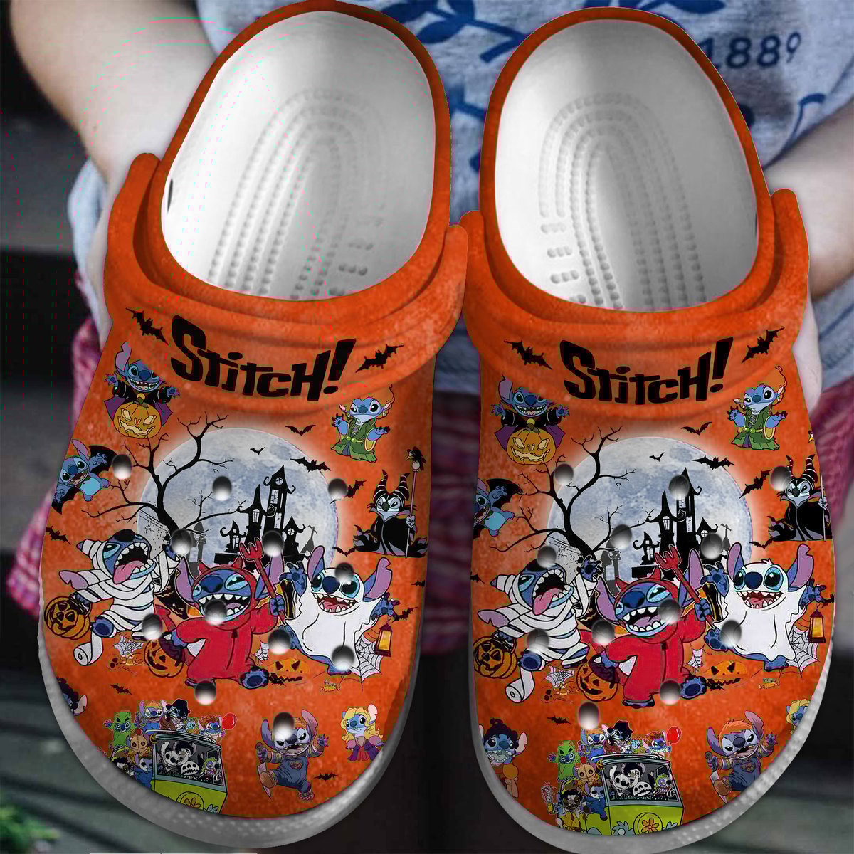 Lilo and Stitch Halloween Cartoon Crocs - GNL1462497